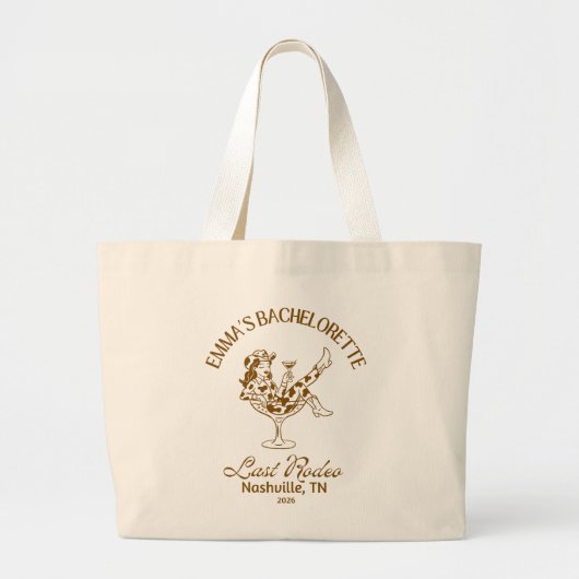 Letzte Rodeo-Tasche Jumbo Stoffbeutel (Vorne)
