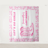 Letzte Rodeo Western Cowgirl Junggeselinnen-Abschi Wandteppich (Vorderseite)