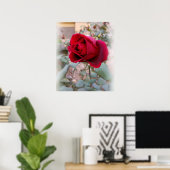 letzte rote Rose Poster (Heimbüro)
