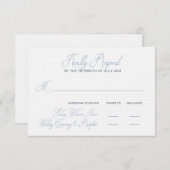 Letzte RSVP-Karte für Jessie RSVP Karte (Vorne/Hinten)