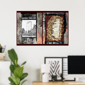 Letzte ruhige Place & Twin Towers Poster (Heimbüro)
