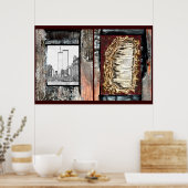 Letzte ruhige Place & Twin Towers Poster (Küche)