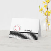 Letzte Runde Chemo Glückwunsch Card-Baseball Karte (Gelbe Blume)