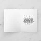 Letzte Runde der Strahlengrüßkarte Karte (Innenseite)