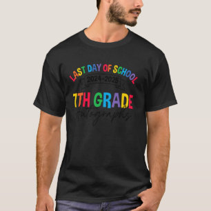 Letzte Schultags-Autogramme 7. Klasse Abschluss T-Shirt