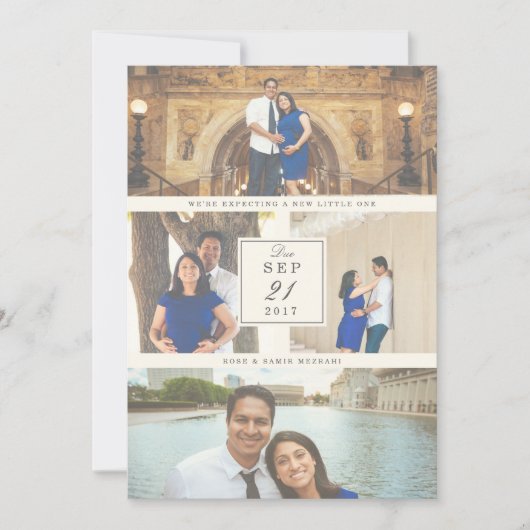 Letzte Schwangerschaftsankündigung Ankündigung (Vorderseite)