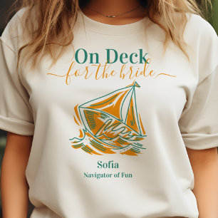 Letzte Segelpartie vor dem Schleier Junggesellinne T-Shirt