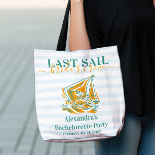 Letzte Segelpartie vor dem Schleier Junggesellinne Tasche