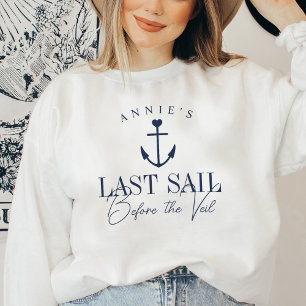 Letzte Segelpartie vor dem Schleier Nautical Jungg Sweatshirt