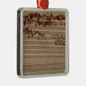 Letzte Seite der Kunst von Fugue, 1740s Silbernes Ornament (Rechts)