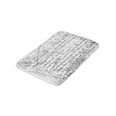 Letzte Seite 'eines La Recherche du Temps Perdu' Badematte (Schrägansicht)