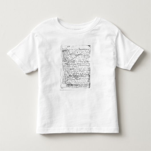 Letzte Seite 'eines La Recherche du Temps Perdu' Kleinkind T-shirt (Vorderseite)