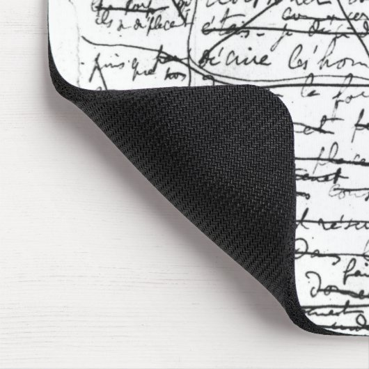 Letzte Seite 'eines La Recherche du Temps Perdu' Mousepad (Ecke)