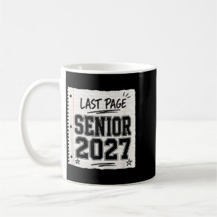 Letzte Seite Senior 2027 Notizbuchpapier - Cl 2027 Kaffeetasse