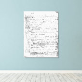 Letzte Seite von "A la Recherche du Temps Perdu" Leinwanddruck (Insitu (Holzboden))