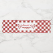 Letzte Slice Pizza Bachelorette Gefallen Wasserflaschenetikett (Einzelnes Label)