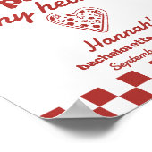 Letzte Slice Pizza Bachelorette Vielen Dank Unters Poster (Ecke)