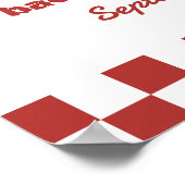 Letzte Slice Pizza Bachelorette Wochenende Begrüßu Poster (Ecke)