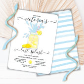 Letzte Splash Lemonade Pool Party Dusche Einladung