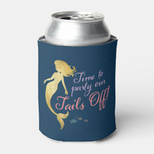 Letzte Spritzen-Meerjungfrau Bachelorette Koozie Dosenkühler