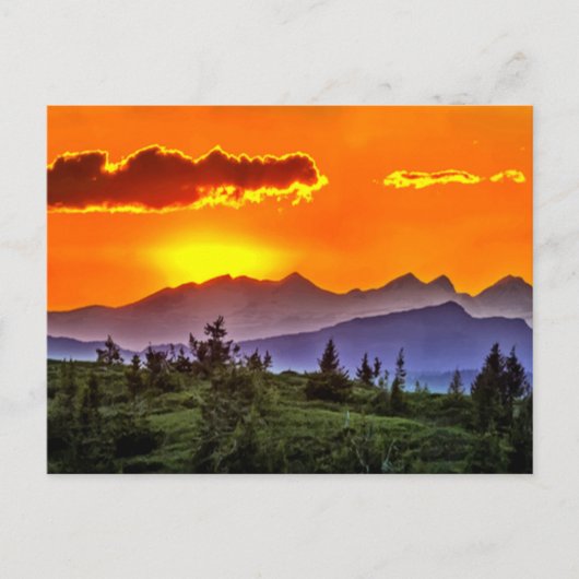 Letzte Sunset Postkarte (Vorderseite)