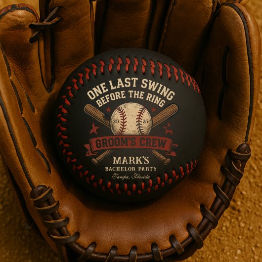 Letzte Swing Baseball Junggesellenabschied