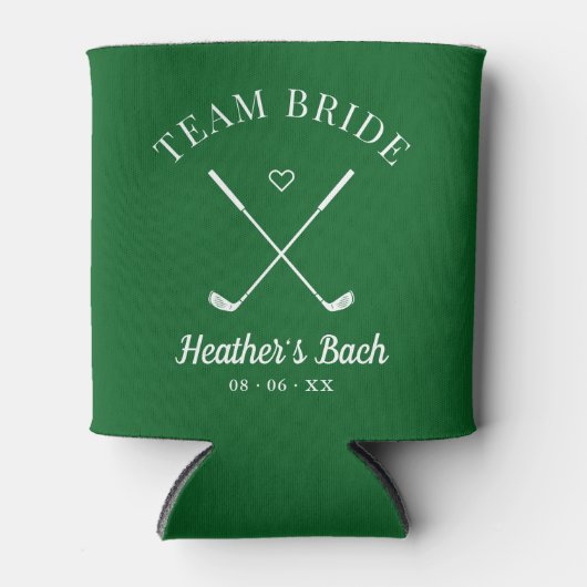 Letzte Swing Golf Bachelorette Dosenkühler (Vorderseite)