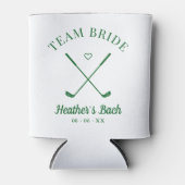 Letzte Swing Golf Bachelorette Dosenkühler (Vorderseite)