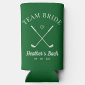 Letzte Swing Golf Bachelorette Selters Dosenkühler (Rückseite)