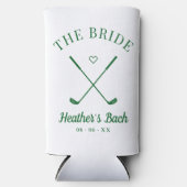 Letzte Swing Golf Bachelorette Selters Dosenkühler (Vorderseite)