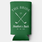 Letzte Swing Golf Bachelorette Selters Dosenkühler (Rückseite)