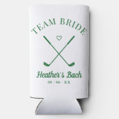 Letzte Swing Golf Bachelorette Selters Dosenkühler (Rückseite)