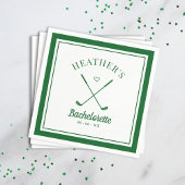 Letzte Swing Golf Bachelorette Serviette