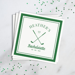 Letzte Swing Golf Bachelorette Serviette
