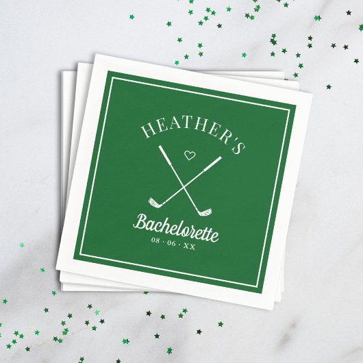 Letzte Swing Golf Bachelorette Serviette