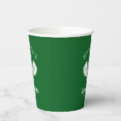 Letzte Swing Pickleball Bachelorette Pappbecher (Links)