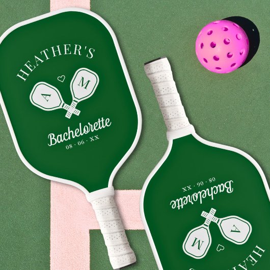 Letzte Swing Pickleball Bachelorette Schläger