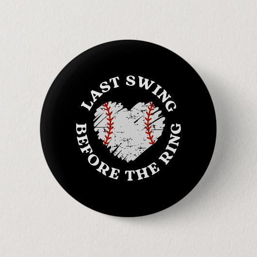 Letzte Swing vor dem Ring Baseball Bride Bachelor Button (Vorderseite)