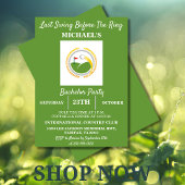 Letzte Swing vor dem Ring | Golf Bachelor Party Einladung