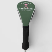 Letzte Swing vor dem Ring Golf Bachelorette Headcover (Vorderseite)