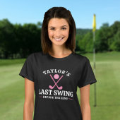 Letzte Swing vor dem Ring Golf Bachelorette T-Shirt