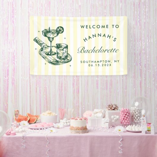 Letzte Swing vor dem Ring Pickleball Bach Weekend Banner (Party)