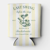 Letzte Swing vor dem Ring Pickleball Bach Weekend Dosenkühler (Vorderseite)