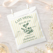 Letzte Swing vor dem Ring Pickleball Bach Weekend Geschenktütchen (Ausgeschnitten)