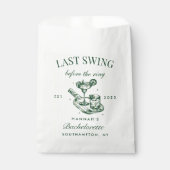 Letzte Swing vor dem Ring Pickleball Bach Weekend Geschenktütchen (Vorderseite)