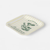 Letzte Swing vor dem Ring Pickleball Bach Weekend Pappteller (Gewinkelt)