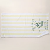 Letzte Swing vor dem Ring Pickleball Bach Weekend Strandtuch (Vorderseite)