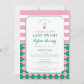 Letzte Swing vor der Einladung von Bachelorette (Vorderseite)