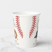 Letzte Swing-Zuhause im Baseball-Brautparty-Dekora Pappbecher (Rechts)