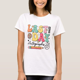 Letzte-Tages-Unterschriften 2024-2025 Groovy Süße  T-Shirt